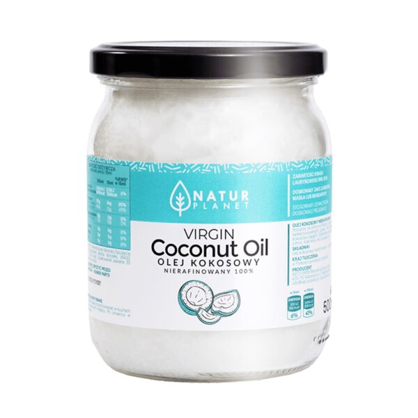 Olej kokosowy extra virgin 500ml NATUR PLANET