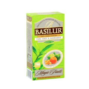 Herbata zielona - Earl Grey&Mandarin saszetka 25x1,5g BASILUR