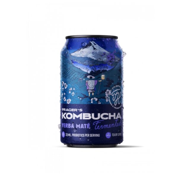 Kombucha Yerba mate 330ml PRAGER'S