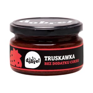 Konfitura z Truskawek bez dodatku cukru 195g ATODOBRE!