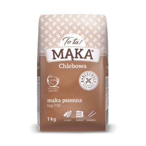 Mąka pszenna typ 750 chlebowa 1 kg TO TA