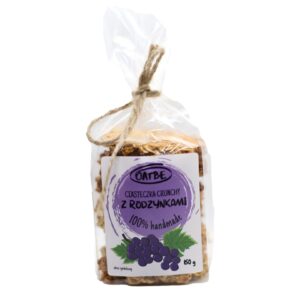 OATBE Ciasteczka crunchy z rodzynkami 150g OATBE