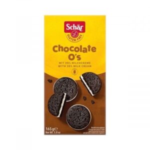 Ciastka z kremem mlecznym Chocolate O's (Disco Ciok) 165g SCHAR