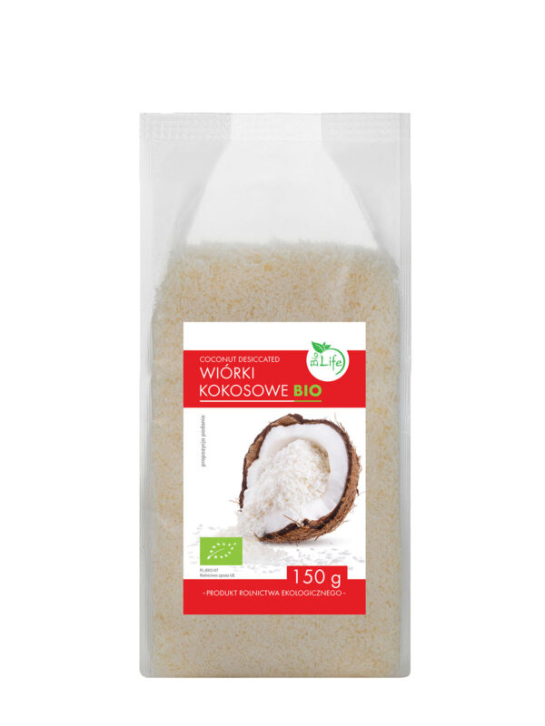 Wiórki kokosowe BIO 150g BIOLIFE