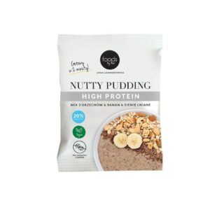Nutty Pudding Mix 3 orzechów & Banan & Siemię lniane 50g LEVANN