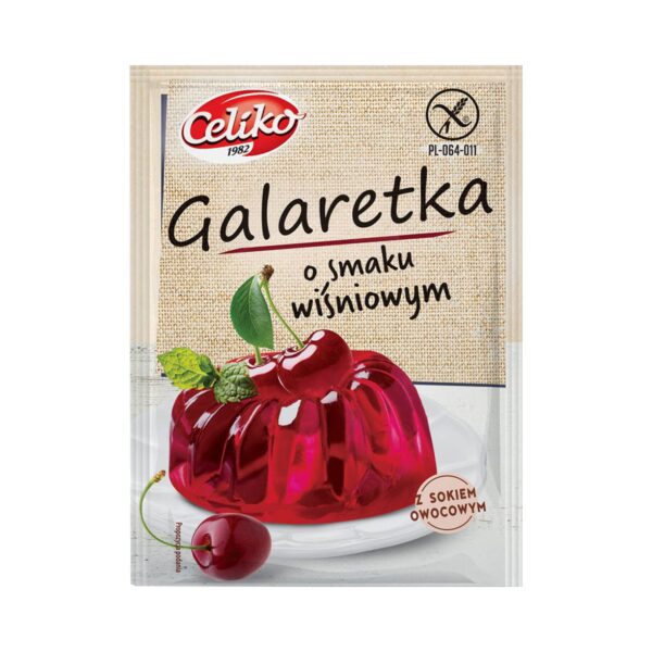 Galaretka o smaku wiśniowym 75g CELIKO
