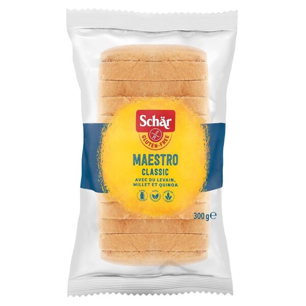 Chleb biały Maestro Classic bezglutenowy 300g SCHAR chleb bez glutenu