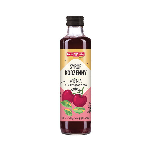 Syrop korzenny: Wiśnia z kardamonem 250ml POLSKA RÓŻA