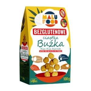 Ciastka buźka bezglutenowe bez dodatku cukru 100g MALU FOOD