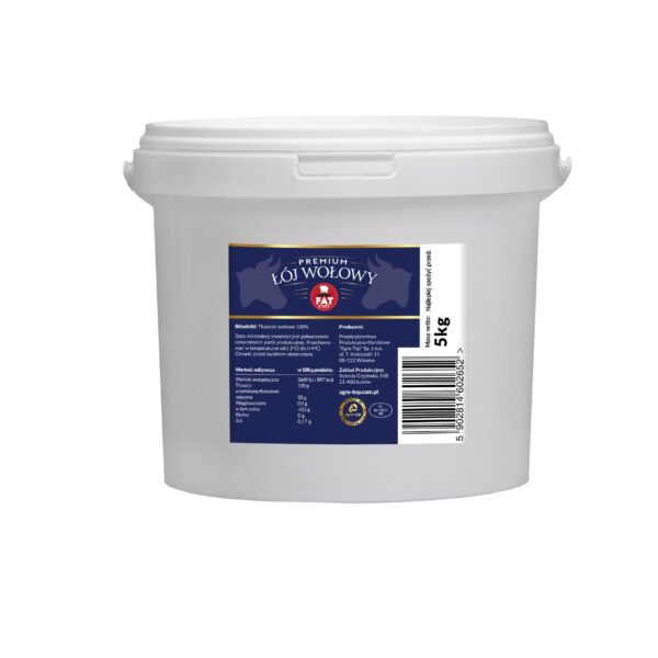 Łój wołowy premium 5kg AGRO-TOP