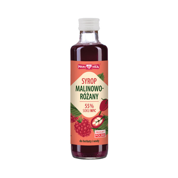 Syrop malinowo-różany 250 ml POLSKA RÓŻA