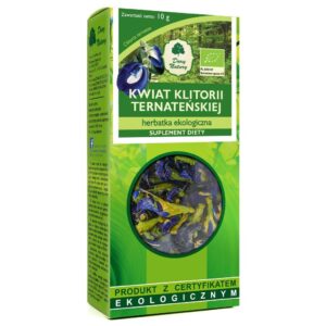 Klitoria ternateńska kwiat EKO 10g - suplement diety herbata niebieska DARY NATURY