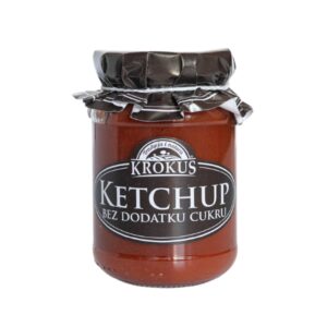 Ketchup bez dodatku cukrów 180g KROKUS