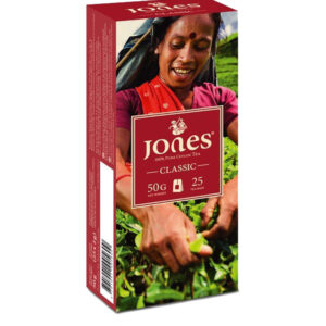 Herbata czarna ekspresowa Classic 25 saszetek 50g JONES