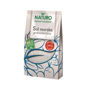 Sól morska gruboziarnista 500g NATURO