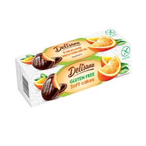 Bezglutenowe biszkopty z galaretką pomarańczową w czekoladzie 150g
