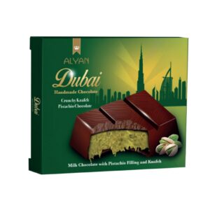 Czekolada Dubajska Mleczna z Nadzieniem Pistacjowym i Kunafą 100g ALYAN