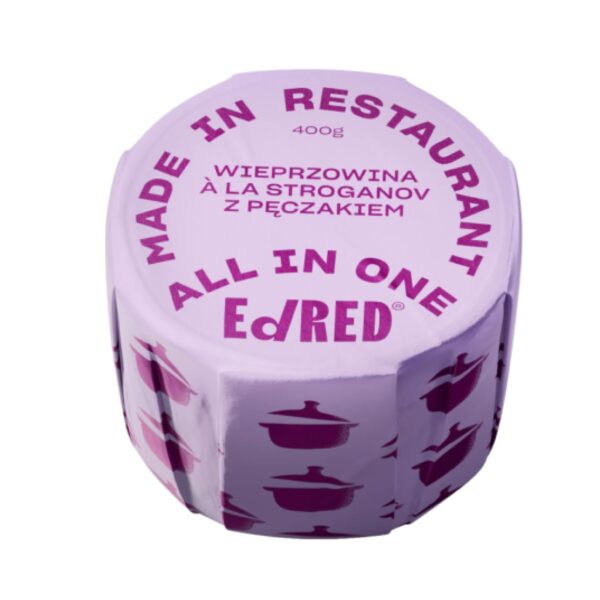Wieprzowina a la stroganov z kaszą pęczak 400g ED RED ALL IN ONE