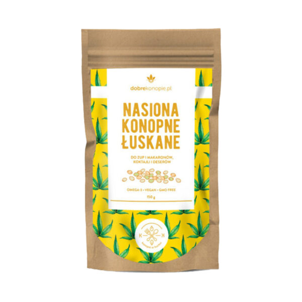 KONOPIE Nasiona konopie łuskane 150g