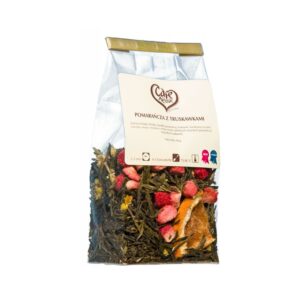 Herbata zielona Pomarańcza z truskawkami 50g CAFE CREATOR