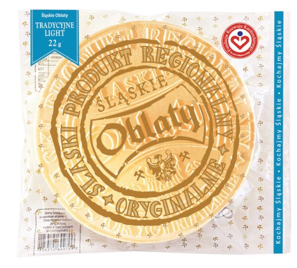 Oblaty tradycyjne light 22g ŚLĄSKIE OBLATY