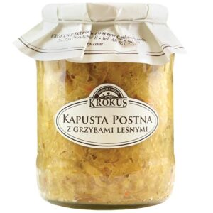 Kapusta postna z grzybami leśnymi 670g KROKUS