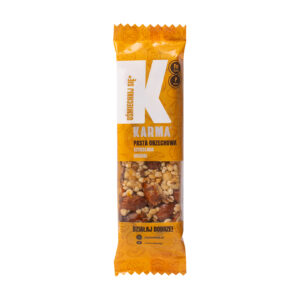 Baton UŚMIECHNIJ SIĘ Masło orzechowe, czekolada 54g KARMA BARS