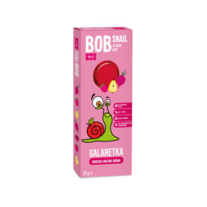 Galaretka owocowa gruszka-malina-burak bez dodatku cukrów 27g BOB SNAIL