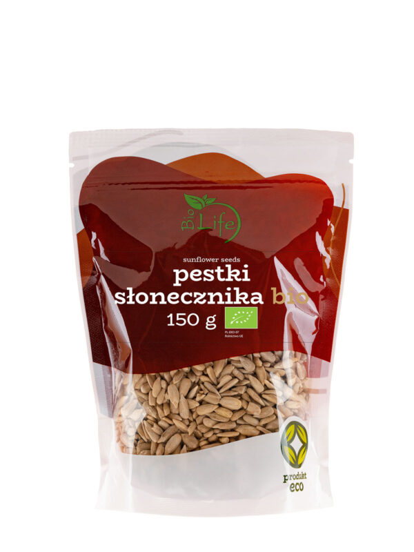 Słonecznik łuskany BIO 150g BIOLIFE