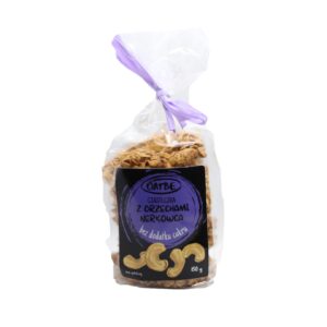 Ciasteczka z orzechami nerkowca bez dodatku cukru 150g OATBE