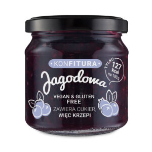 Konfitura owocowa Jagoda bez dodatku cukru 190g KONFITURA