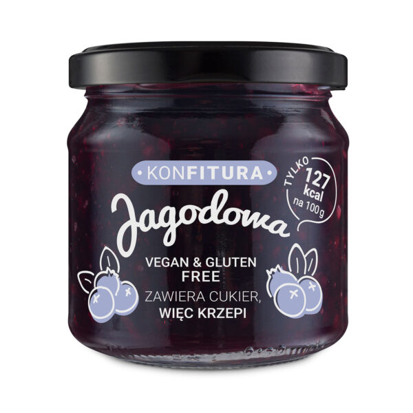 Konfitura owocowa Jagoda bez dodatku cukru 190g KONFITURA