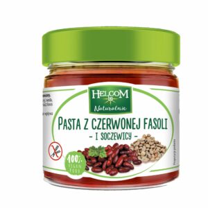 Pasta z czerwonej fasoli i soczewicy 190g HELCOM