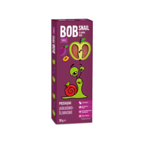 Przekąska jabłko śliwka bez dodatku cukru 30g BOB SNAIL