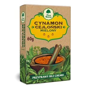 Cynamon Cejloński mielony 50g DARY NATURY