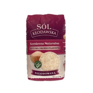 Sól kłodawska różowa drobna 1kg KŁODAWA