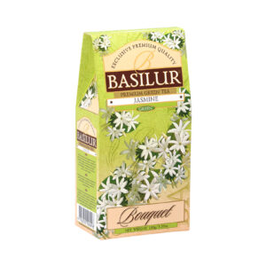 Herbata- Zielona Jaśminowa stożek liść 100g BASILUR
