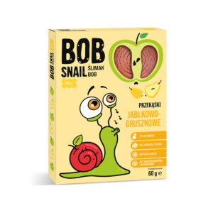 Przekąska jabłko-gruszka dodatku cukrów 60g BOB SNAIL