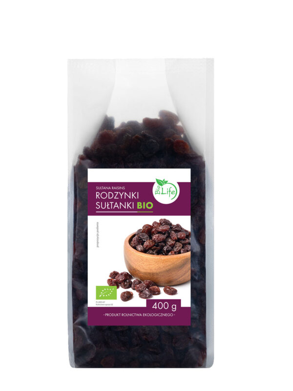 Rodzynki sułtanki BIO 400g BIOLIFE