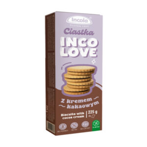 Ciastka z kremem kakaowym 225g INCOLA