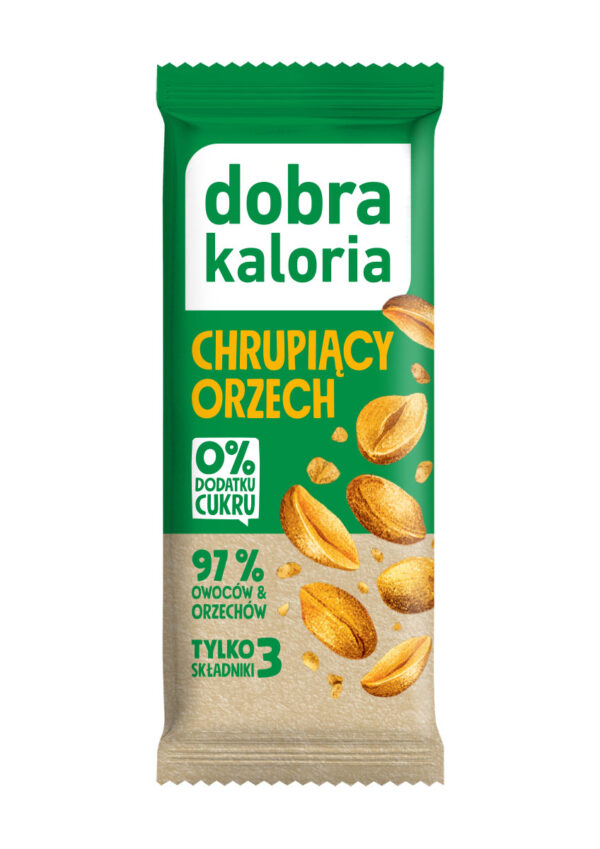 Baton chrupiący orzech 35g DOBRA KALORIA
