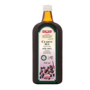 Sok z czarnego bzu 100% 500ml POLSKA RÓŻA