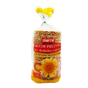Kruche pieczywo ze słonecznikiem bez dodatku cukru 100g DIETA