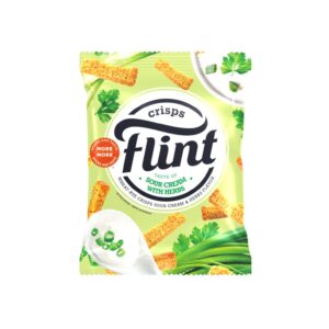 Sucharki pszenno-żytnie o smaku śmietany z zieleniną 70g FLINT