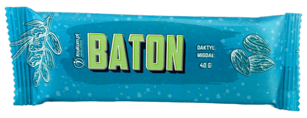 Baton daktyl-migdał bez dodatku cukrów 40g KRUKAM