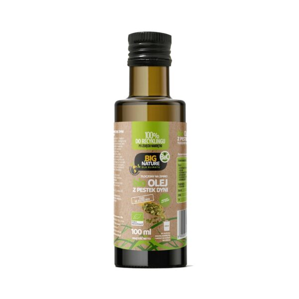 Olej z pestek dyni BIO 100ml BIG NATURE