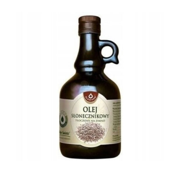 Olej słonecznikowy 500 mll OLEOFARM