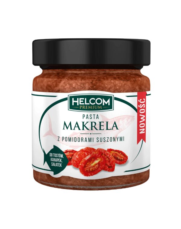 Pasta rybna makrela z suszonymi pomidorami 225ml HELCOM