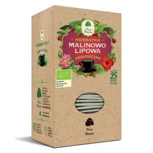Herbatka Lipowo-malinowa BIO 25x2,5g DARY NATURY