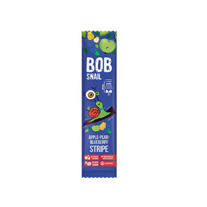 Przekąska jabłkowo-gruszkowo-borówkowa bez dodatku cukrów 14g BOB SNAIL